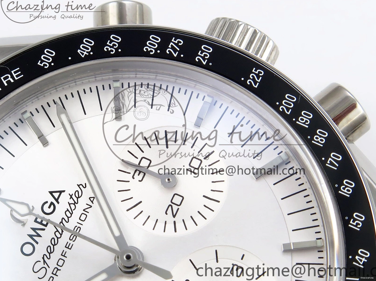 0304 Classic Speedmaster SS RMF Best Edition White Dial on SS Bracelet Lemania HW 7723